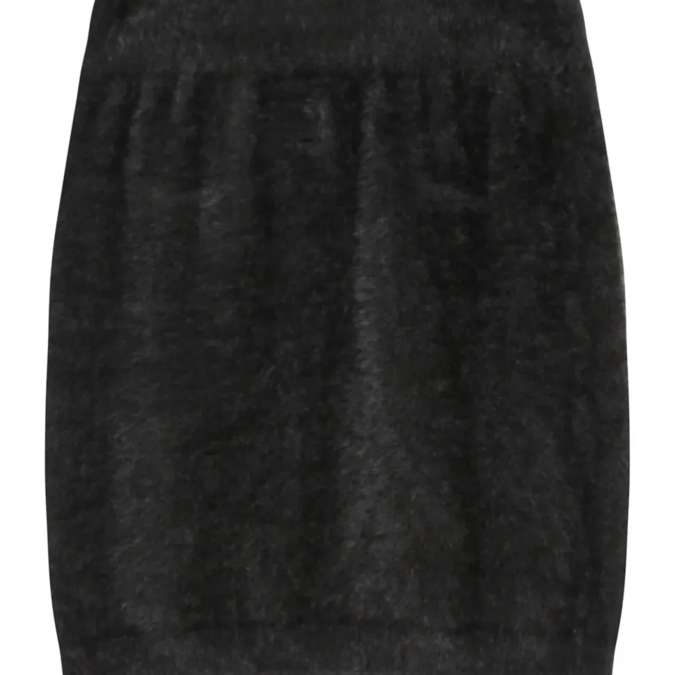 Jupe Duveteuse Courte Noir