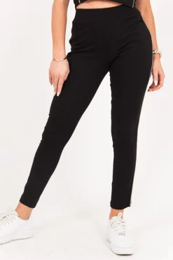 Legging Lisere Reflechissant Noir