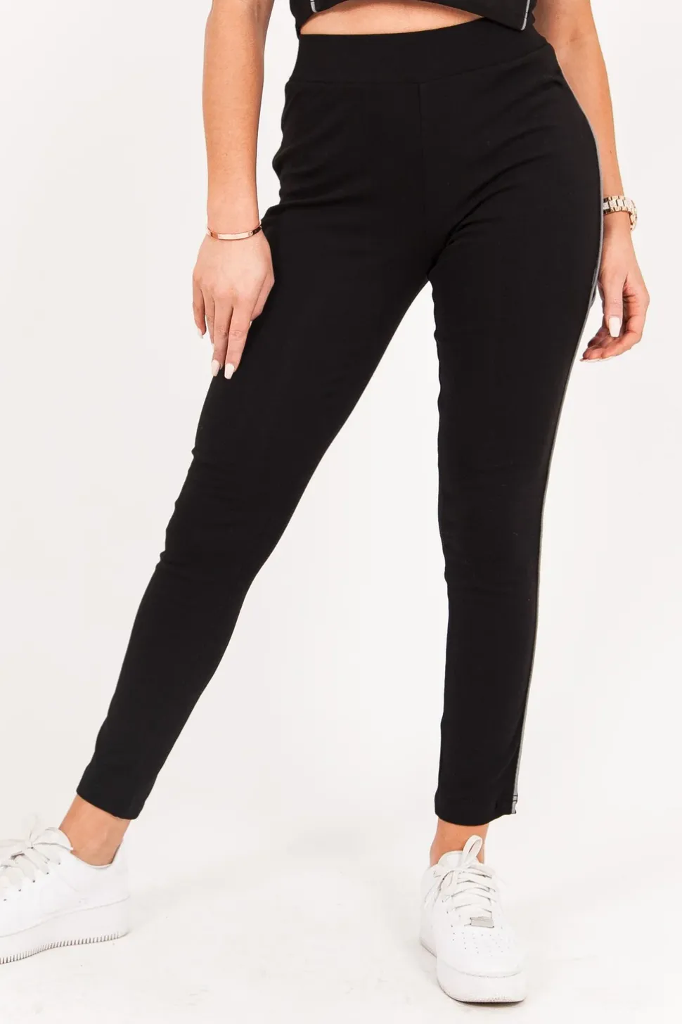 Legging Lisere Reflechissant Noir