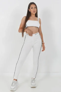 Legging Signature Cotele Blanc