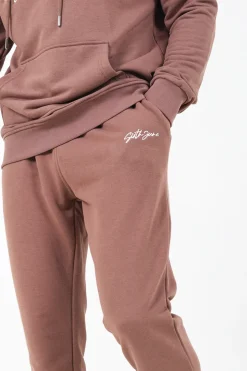 Logo Signature Jogging Marron