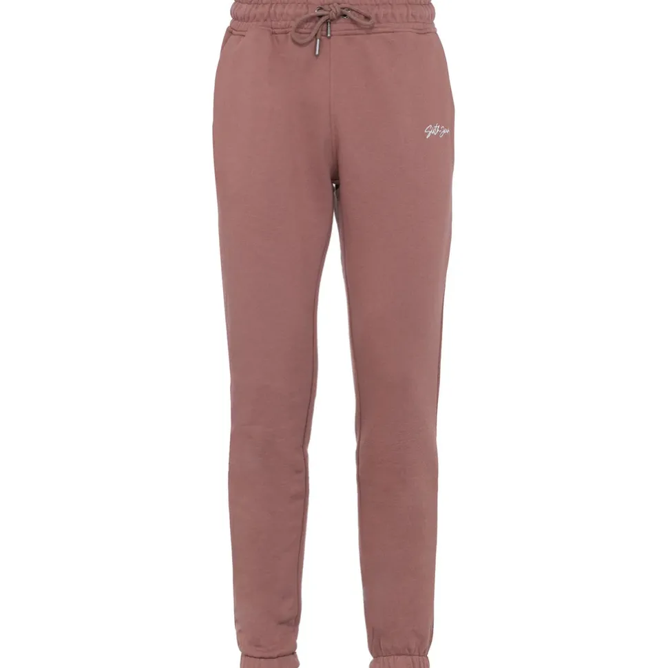 Logo Signature Jogging Marron