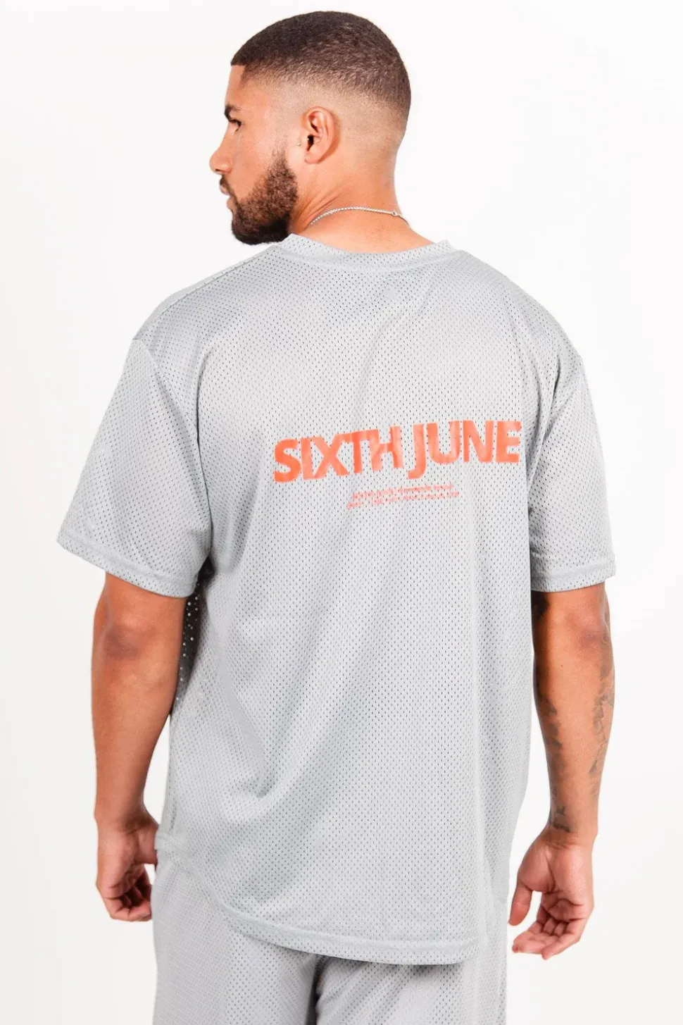 Maillot Mesh Logo Gris