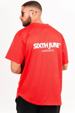 Maillot Mesh Logo Rouge