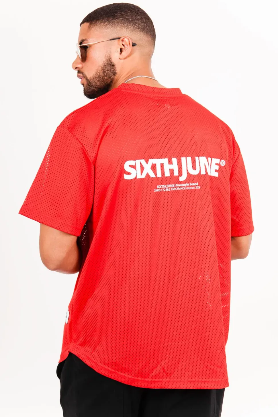 Maillot Mesh Logo Rouge