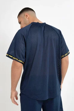 Maillot Mesh Numero 10 Bleu Fonce
