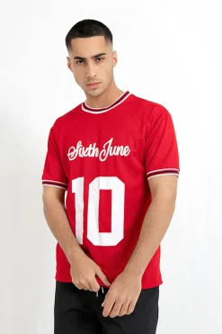 Maillot Mesh Numero 10 Rouge