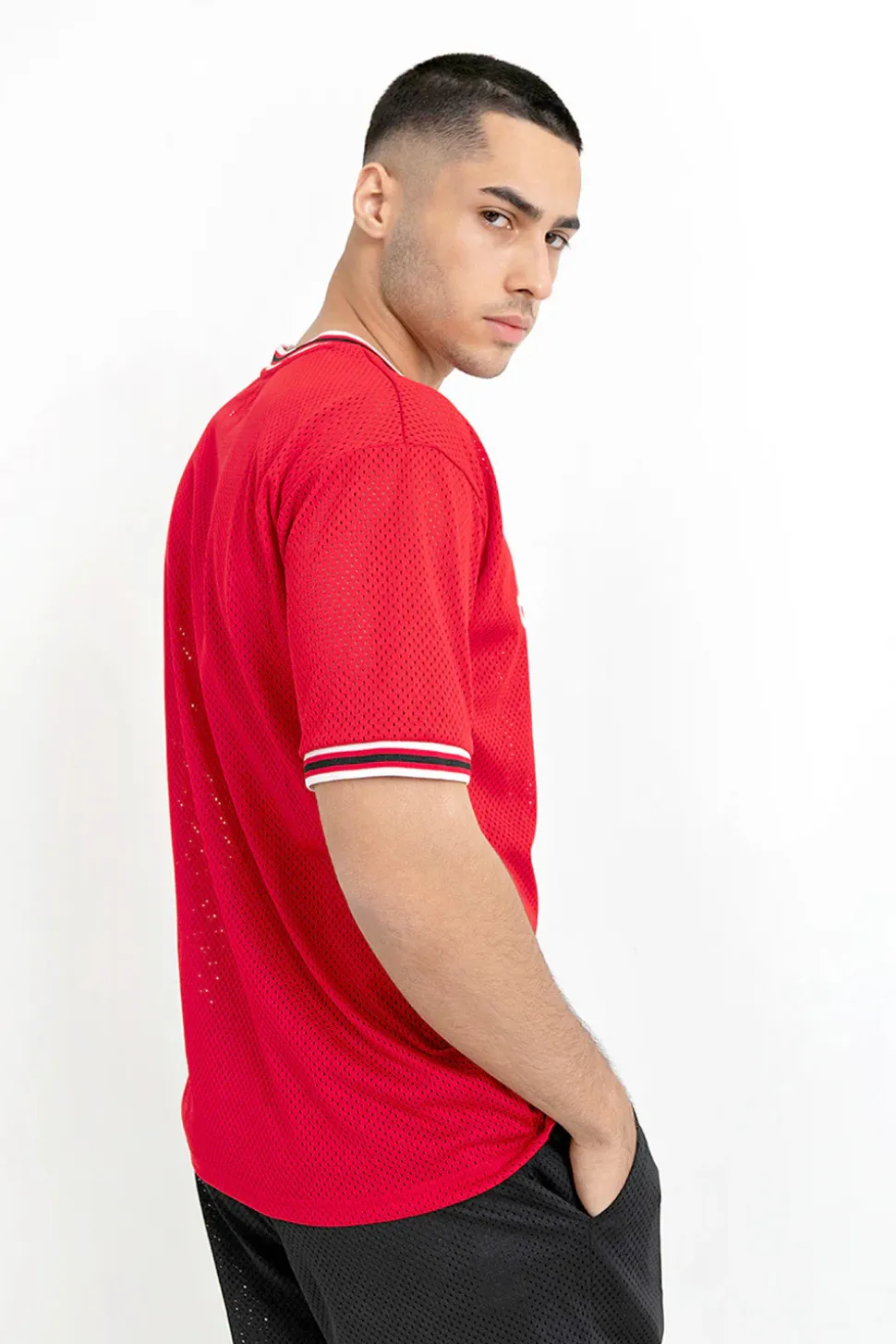 Maillot Mesh Numero 10 Rouge