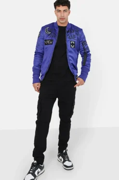 Pantalon Cargo Ajuste Epais Noir