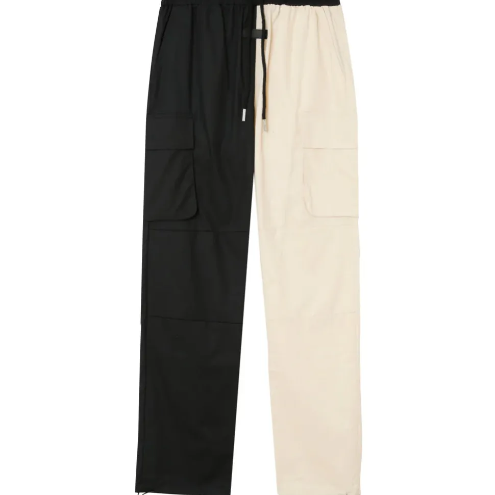 Pantalon Cargo Bicolore Poches Multicolore