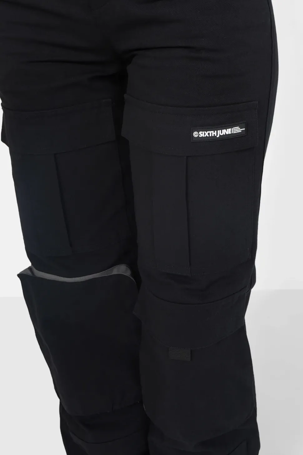 Pantalon Cargo Chevilles Elastique Noir