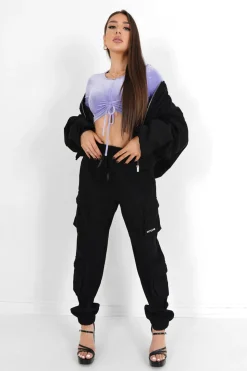 Pantalon Cargo Cotele Noir