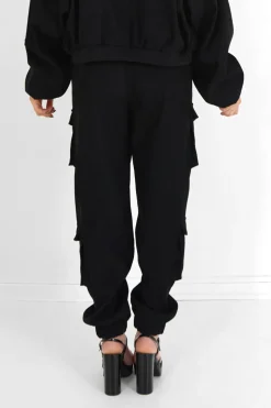 Pantalon Cargo Cotele Noir