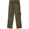 Pantalon Cargo Cotele Vert Fonce