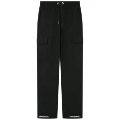 Pantalon Cargo Droit Scratch Noir