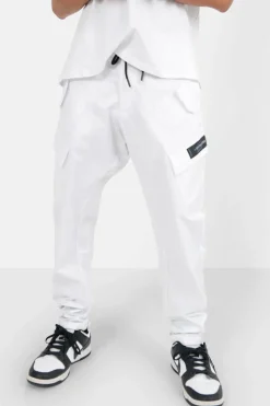 Pantalon Cargo Leger Blanc