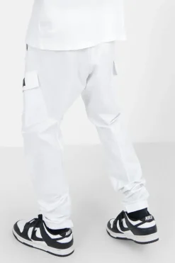 Pantalon Cargo Leger Blanc