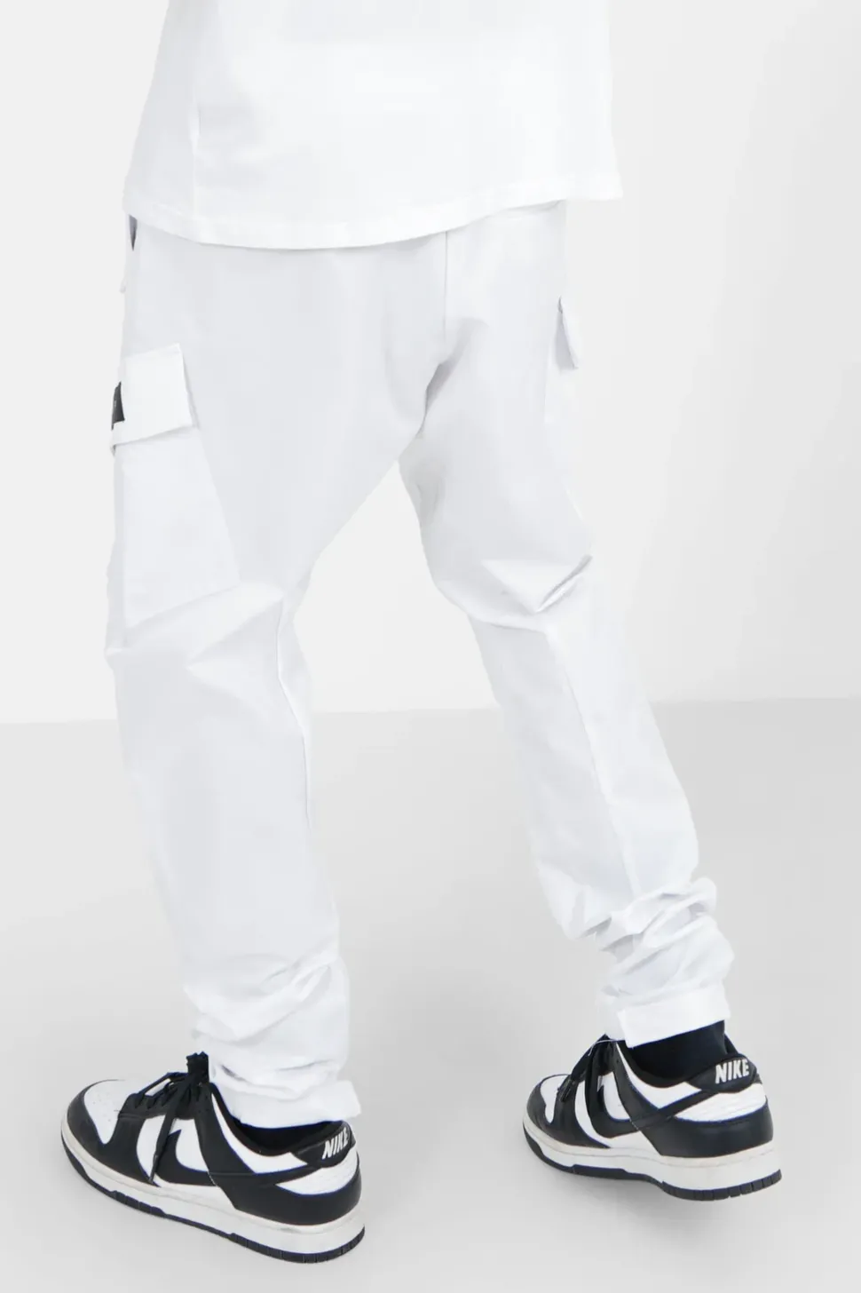 Pantalon Cargo Leger Blanc