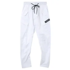 Pantalon Cargo Leger Blanc