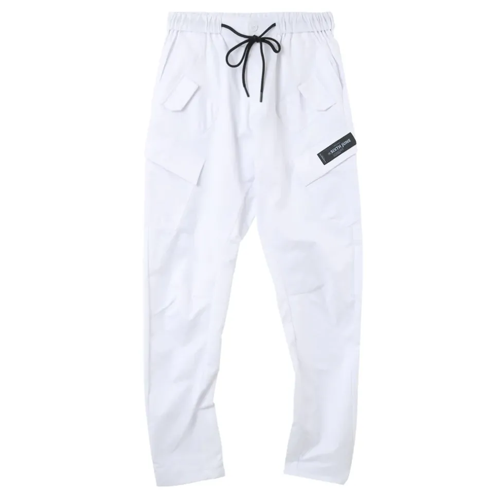 Pantalon Cargo Leger Blanc