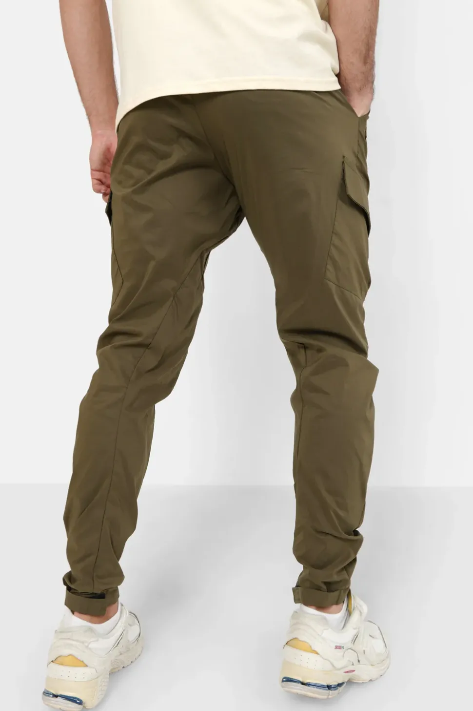 Pantalon Cargo Leger Vert Kaki