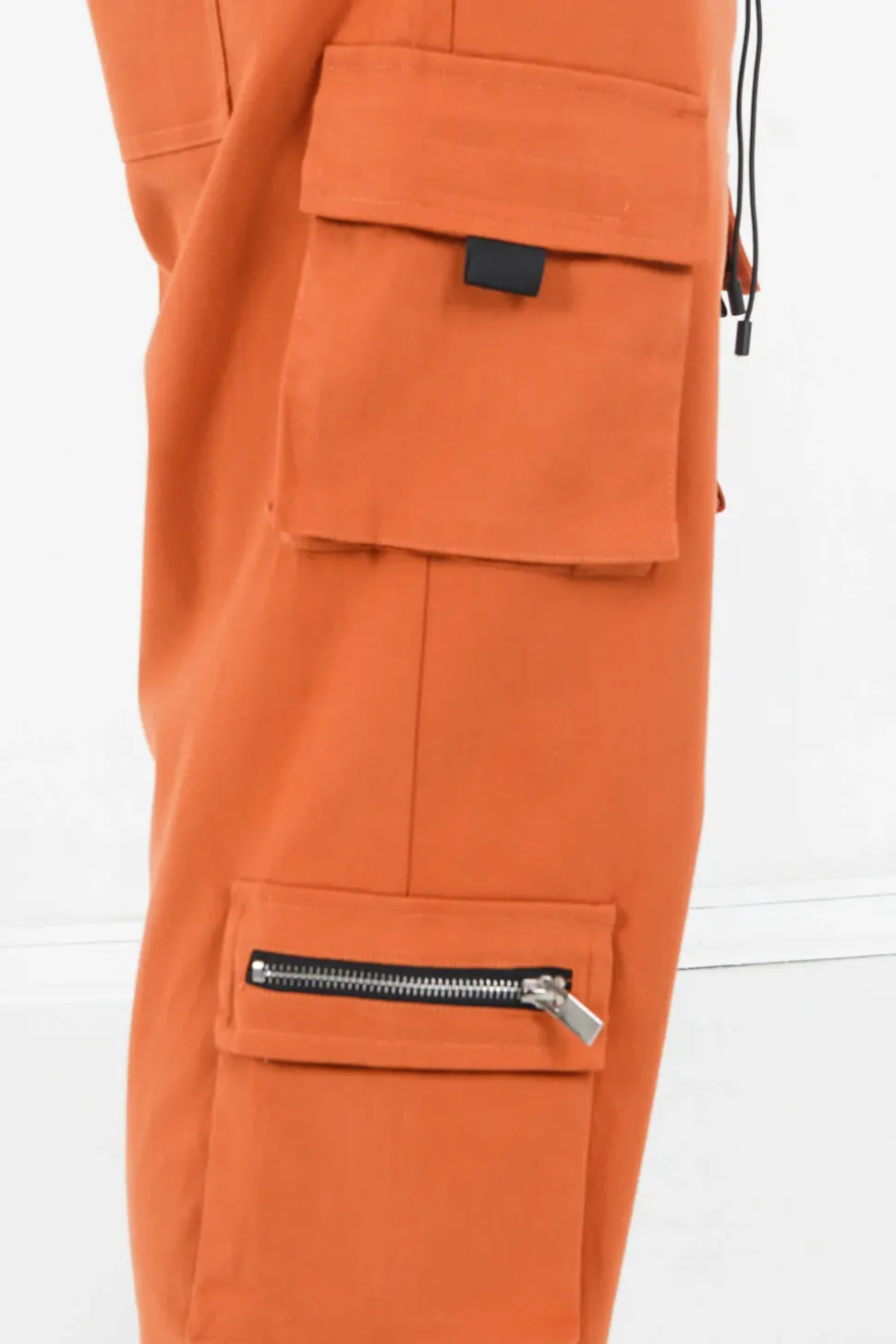 Pantalon Cargo Multi Poches Twill Orange