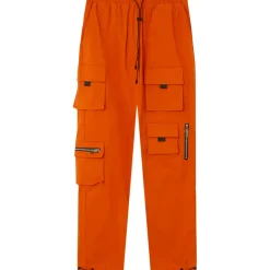 Pantalon Cargo Multi Poches Twill Orange