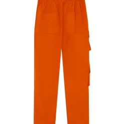 Pantalon Cargo Multi Poches Twill Orange