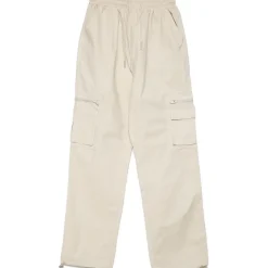 Pantalon Cargo Poches Zip Beige Clair