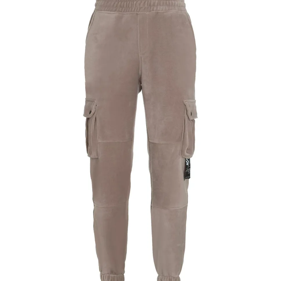 Pantalon Cargo Polaire Beige Fonce