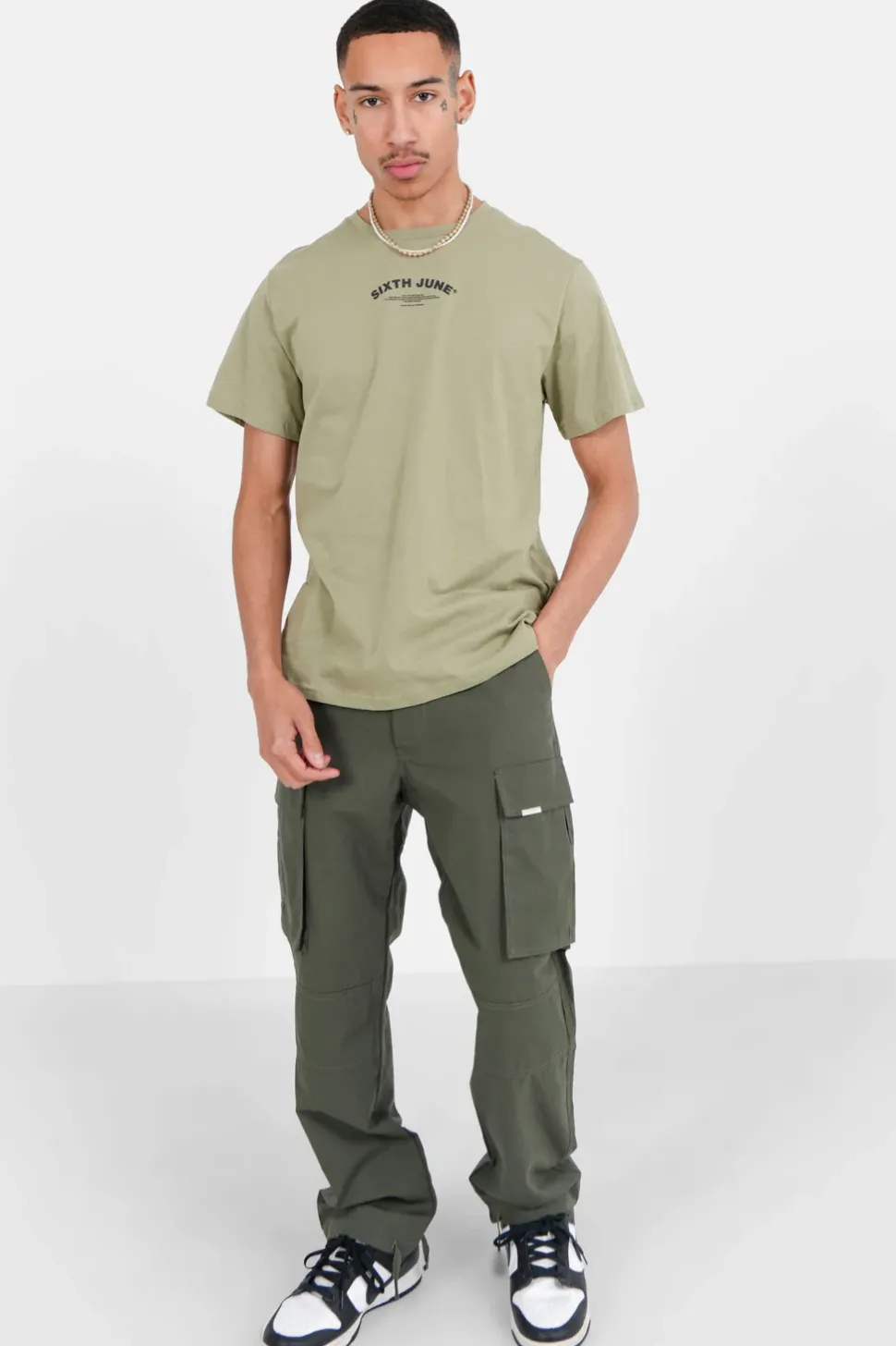 Pantalon Cargo Resistant Vert Kaki