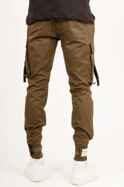 Pantalon Cargo Sangles Kaki