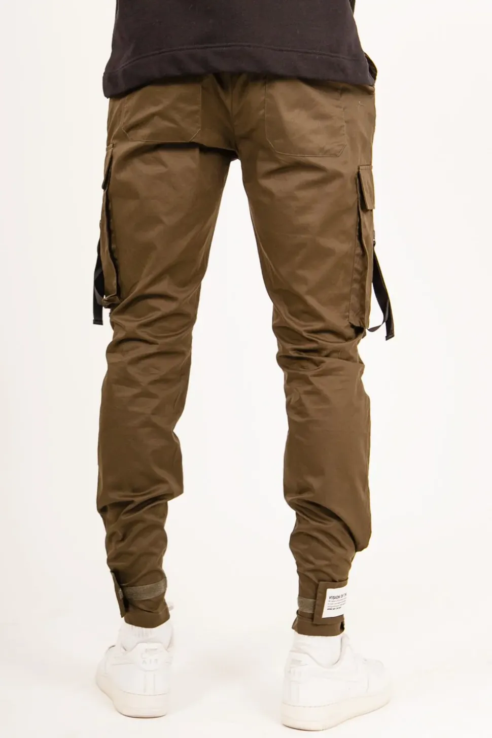 Pantalon Cargo Sangles Kaki