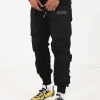 Pantalon Cargo Tactique Large Noir