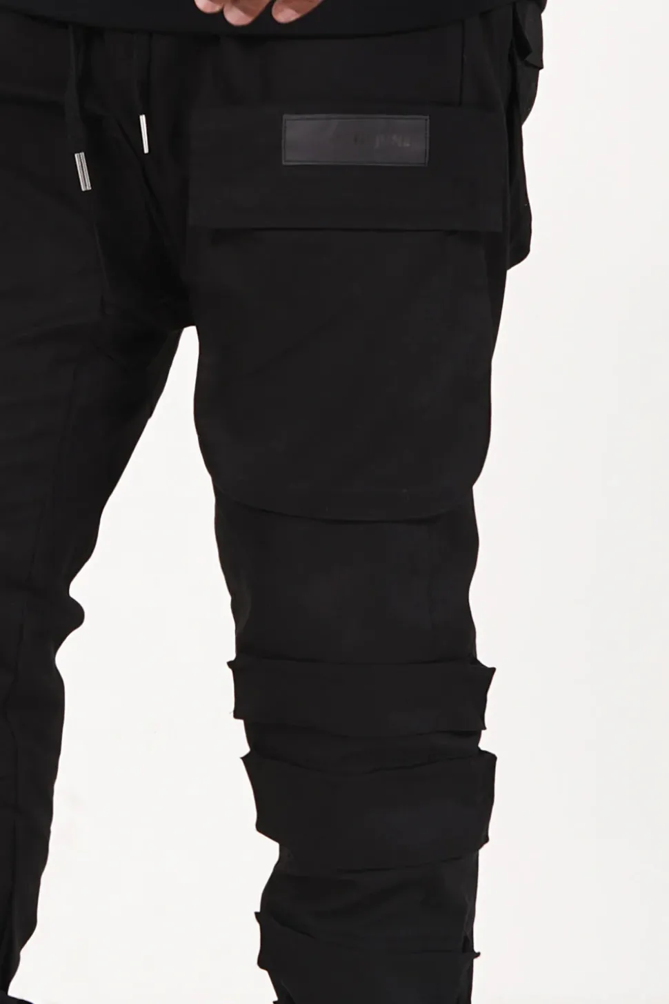 Pantalon Cargo Tactique Large Noir