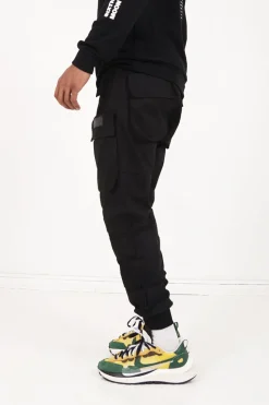 Pantalon Cargo Tactique Large Noir