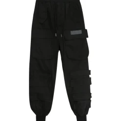 Pantalon Cargo Tactique Large Noir