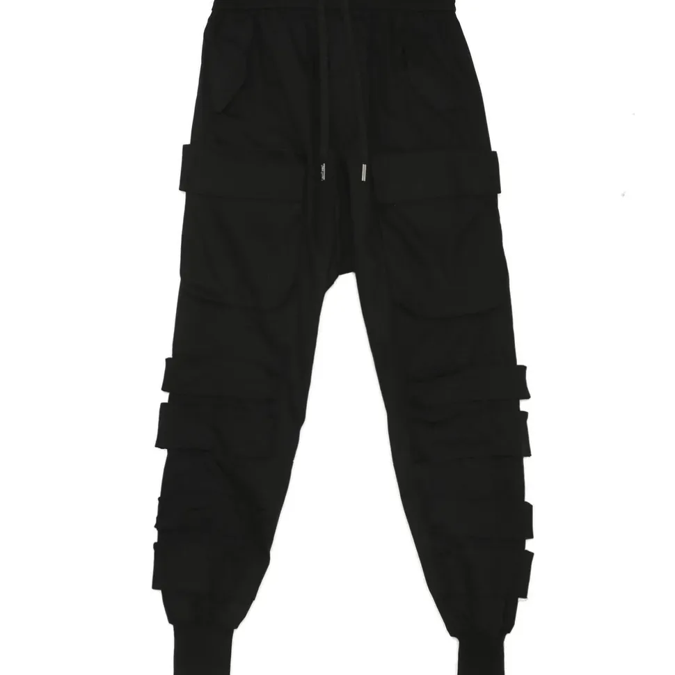 Pantalon Cargo Tactique Large Noir