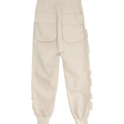 Pantalon Cargo Tactique Large Beige Clair
