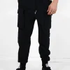 Pantalon Cargo Tactique Poches Noir