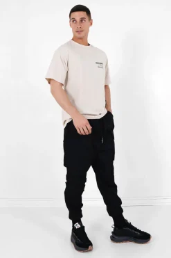Pantalon Cargo Tactique Poches Noir