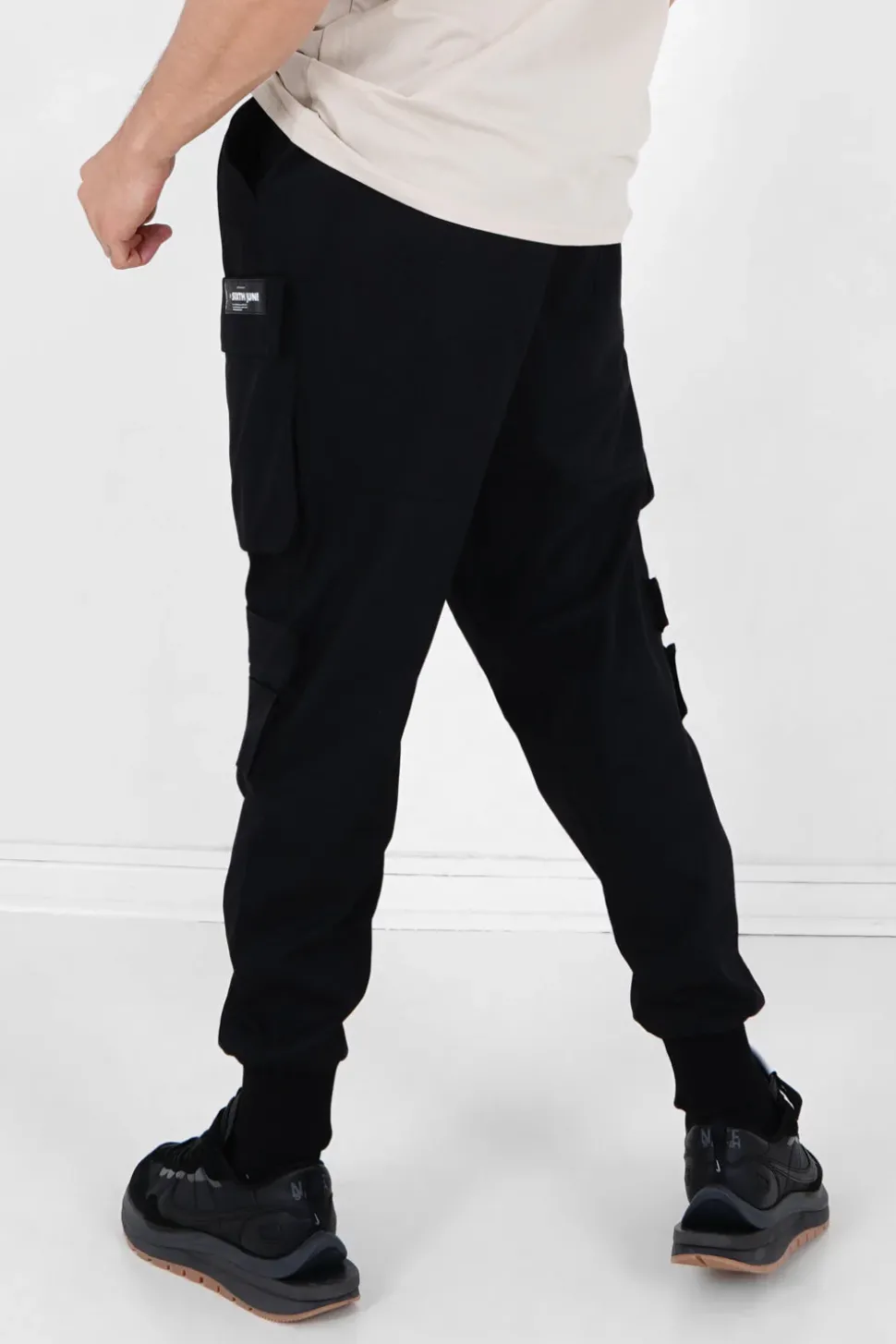 Pantalon Cargo Tactique Poches Noir