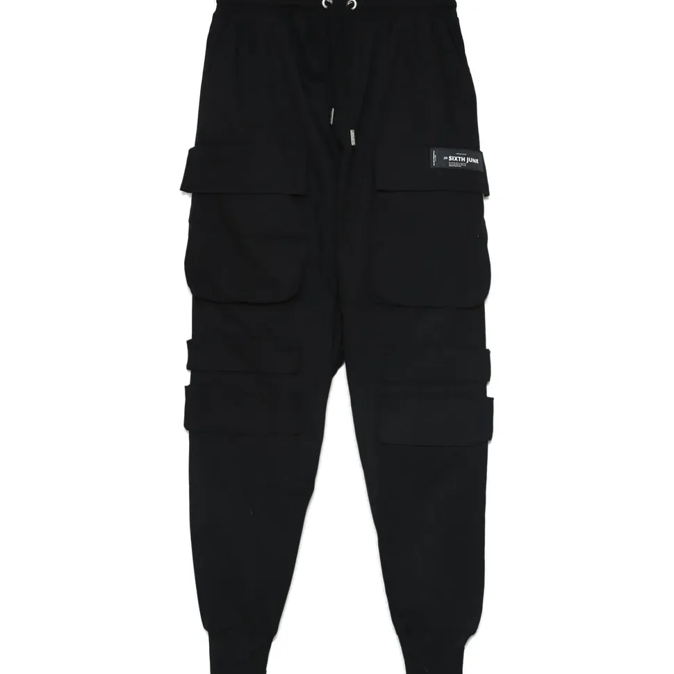 Pantalon Cargo Tactique Poches Noir