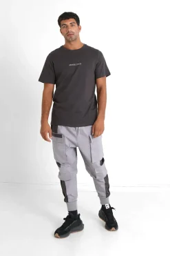Pantalon Cargo Tricolore Gris