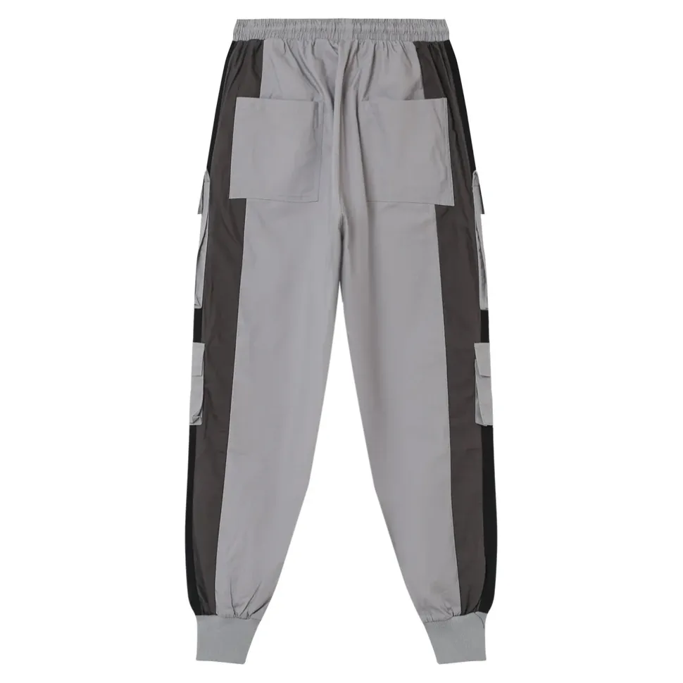Pantalon Cargo Tricolore Gris