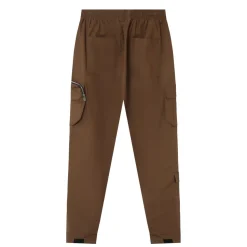 Pantalon Cargo Zip Marron Fonce