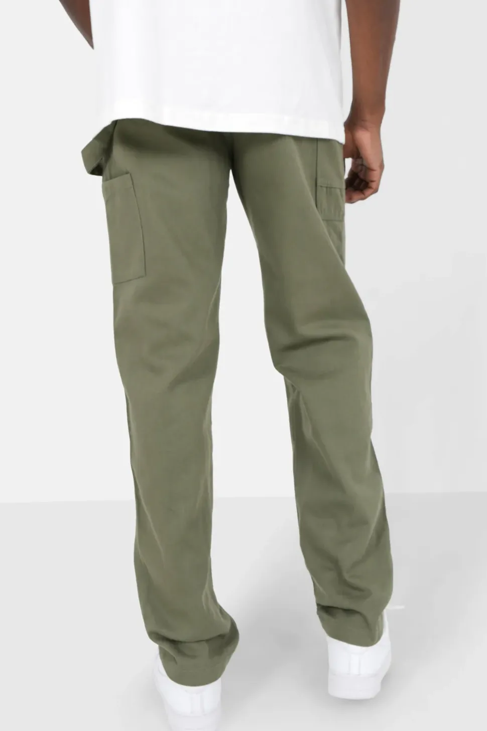 Pantalon Carpenter Poches Vert Kaki