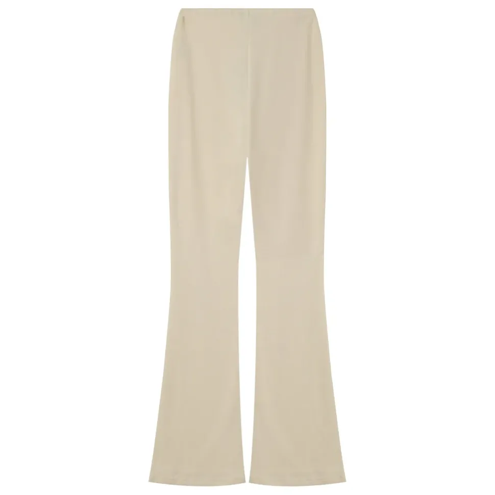 Pantalon Cotele Cordons Beige