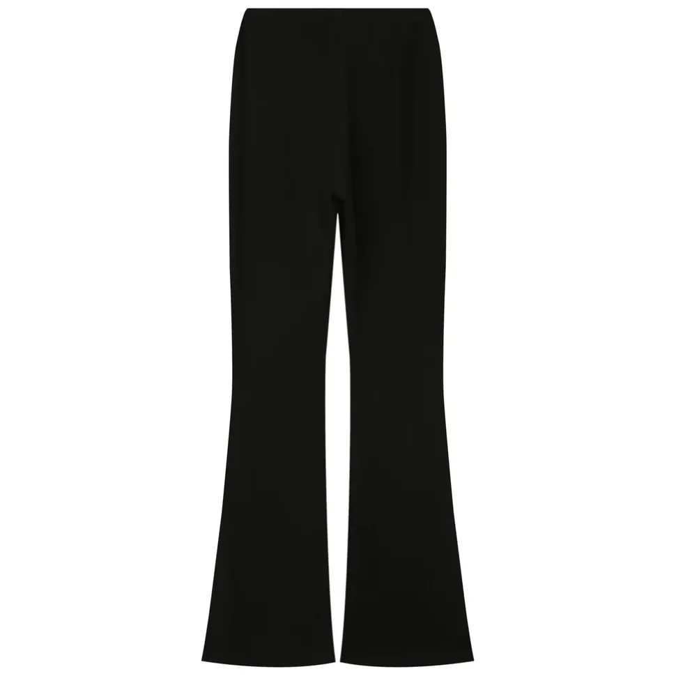 Pantalon Cotele Cordons Noir