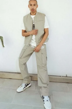 Pantalon Crew Resistant Gris Clair